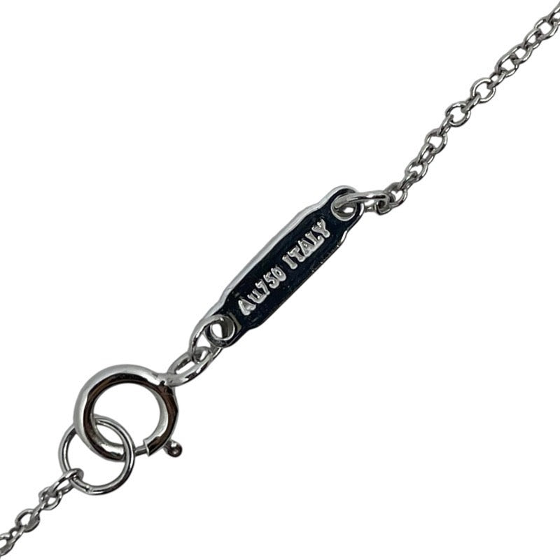 ティファニー TIFFANY＆CO Tトゥ バケットカット ダイヤネックレス 750WG ジュエリー