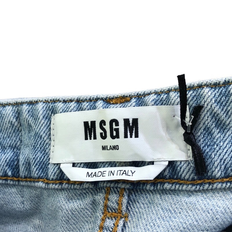 エムエスジーエム MSGM ペイントデニムパンツ 2842MDP153L デニム ...