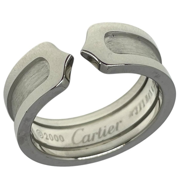 カルティエ Cartier C2リングSM ホワイトゴールド K18WG ジュエリー