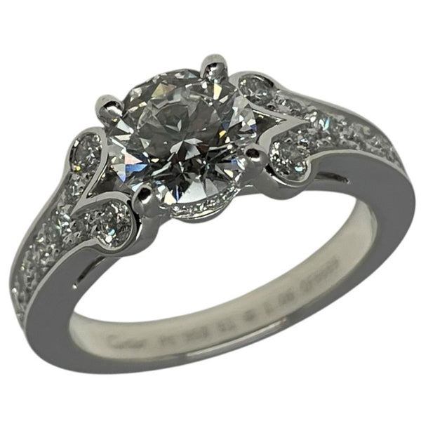 カルティエ Cartier バレリーナソリテールダイヤリング プラチナ Pt950 ジュエリー