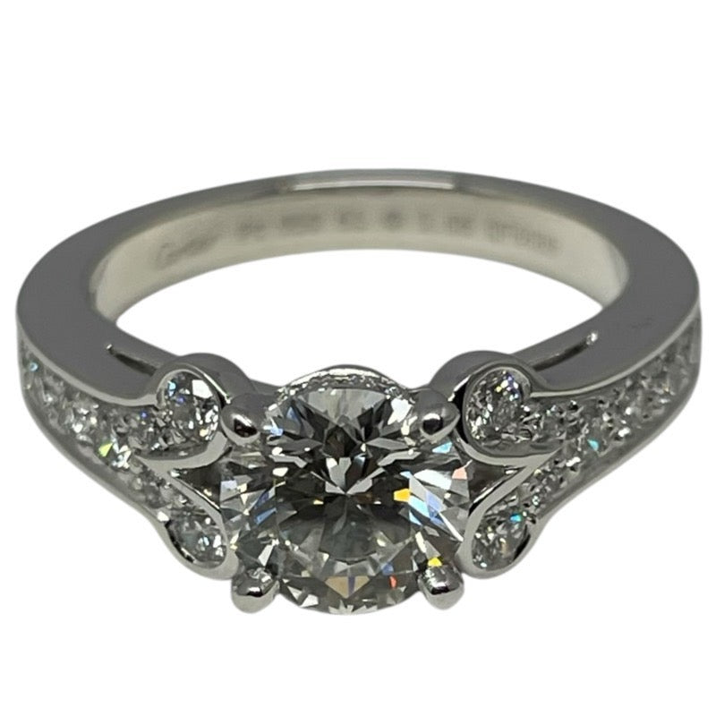 カルティエ Cartier バレリーナソリテールダイヤリング プラチナ Pt950 ジュエリー