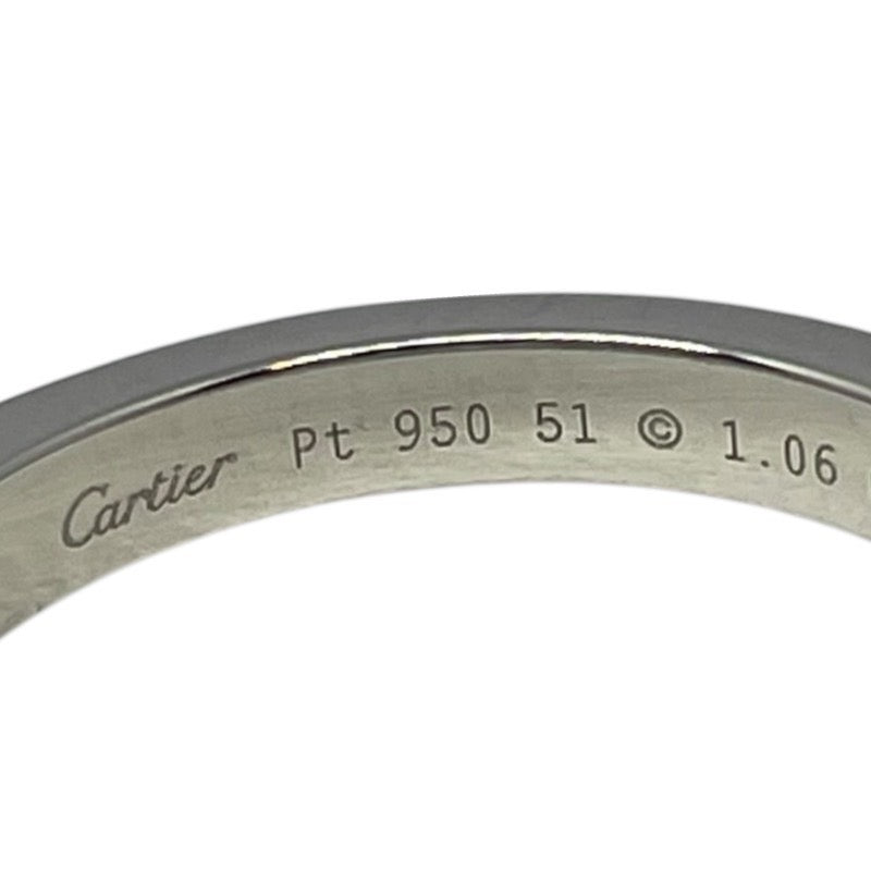 カルティエ Cartier バレリーナソリテールダイヤリング プラチナ Pt950 ジュエリー