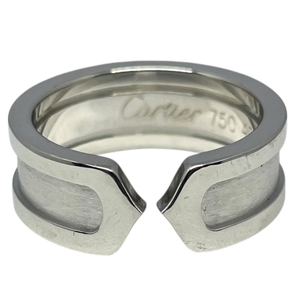 カルティエ Cartier C2リングSM ホワイトゴールド K18WG ジュエリー