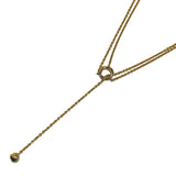 カルティエ Cartier ベビートリニティパンピーユネックレス マルチカラー K18YG/K18PG/K18WG ジュエリー