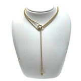 カルティエ Cartier ベビートリニティパンピーユネックレス マルチカラー K18YG/K18PG/K18WG ジュエリー