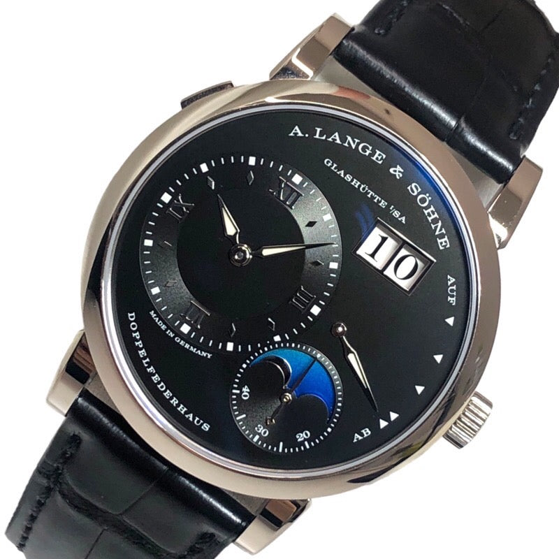 ランゲ＆ゾーネ A.LANGE&SOHNE ランゲ1・ムーンフェイズ 192.029 K18ホワイトゴールド 手巻き メンズ 腕時計