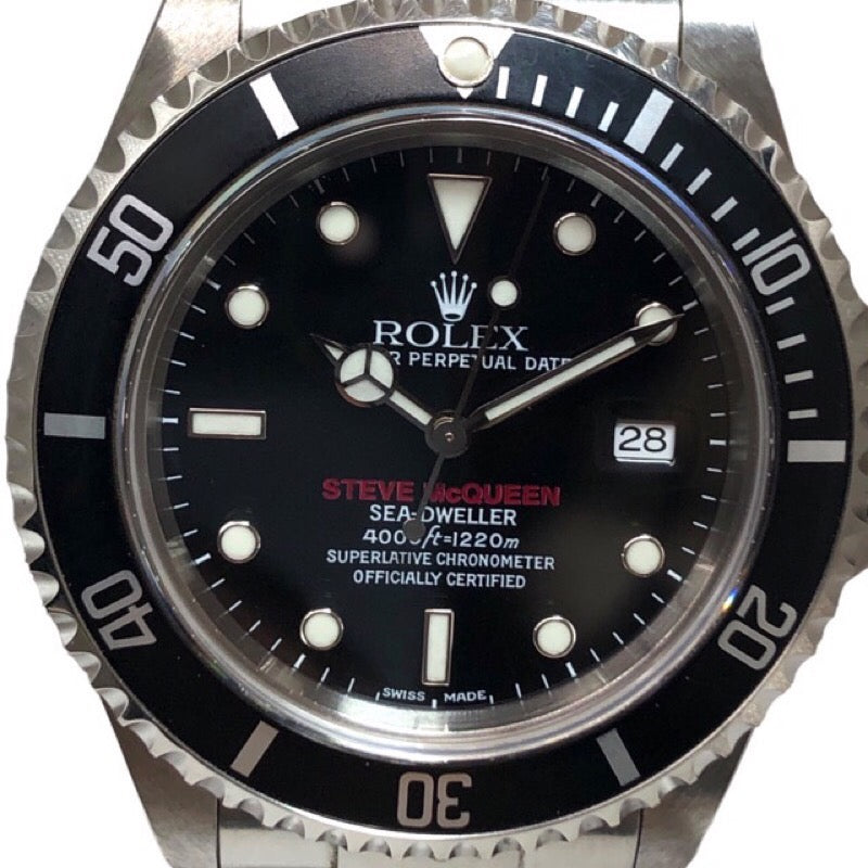 ロレックス ROLEX シードゥエラー スティーブマックイーン　P番 16600 SS 自動巻き メンズ 腕時計