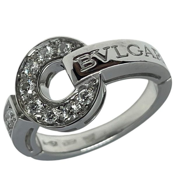 ブルガリ BVLGARI ブルガリブルガリサークルダイヤリング ホワイトゴールド 750WG/ダイヤモンド ジュエリー