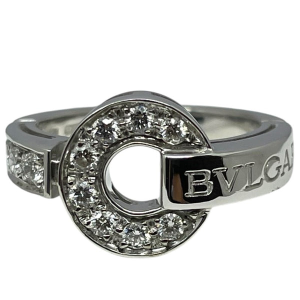 ブルガリ BVLGARI ブルガリブルガリサークルダイヤリング ホワイトゴールド 750WG/ダイヤモンド ジュエリー