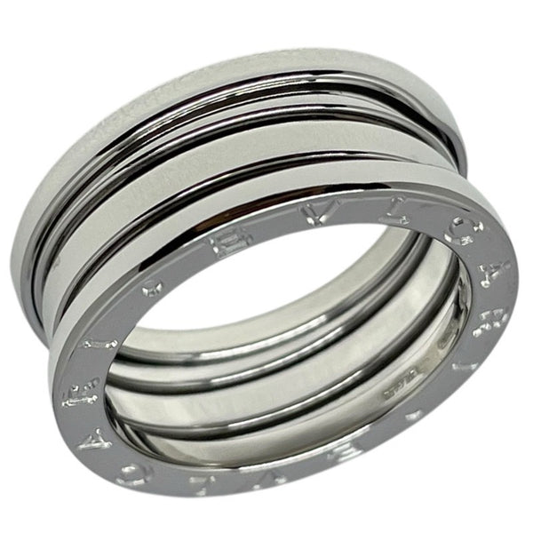ブルガリ BVLGARI ビーゼロワンリング3バンド(S) ホワイトゴールド 750WG ジュエリー