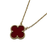 ヴァンクリーフ＆アーペル Van Cleef & Arpels ヴィンテージアルハンブラ ネックレス 1P K18YG/カーネリアン ジュエリー