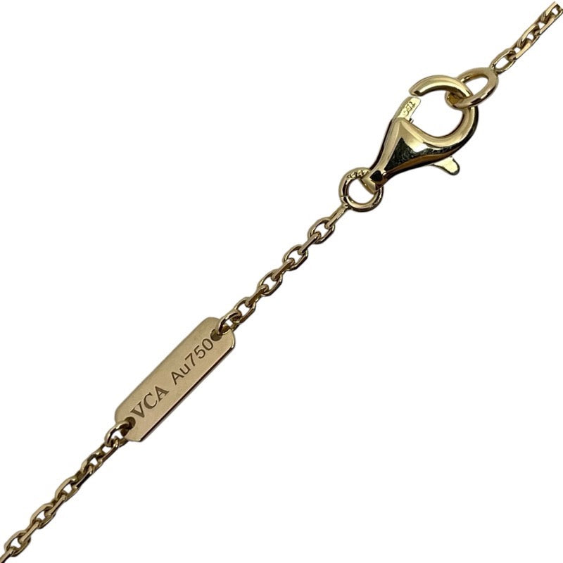 ヴァンクリーフ＆アーペル Van Cleef & Arpels ヴィンテージアルハンブラ ネックレス 1P K18YG/カーネリアン ジュエリー