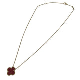 ヴァンクリーフ＆アーペル Van Cleef & Arpels ヴィンテージアルハンブラ ネックレス 1P K18YG/カーネリアン ジュエリー