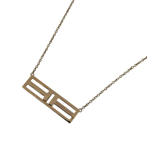 ティファニー TIFFANY＆CO TTWOオープンパーティーカルネックレス 750PG ジュエリー