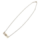 ティファニー TIFFANY＆CO TTWOオープンパーティーカルネックレス 750PG ジュエリー
