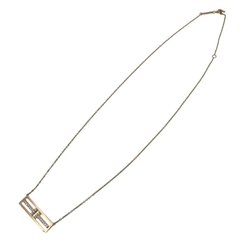 ティファニー TIFFANY＆CO TTWOオープンパーティーカルネックレス 750PG ジュエリー