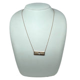 ティファニー TIFFANY＆CO TTWOオープンパーティーカルネックレス 750PG ジュエリー
