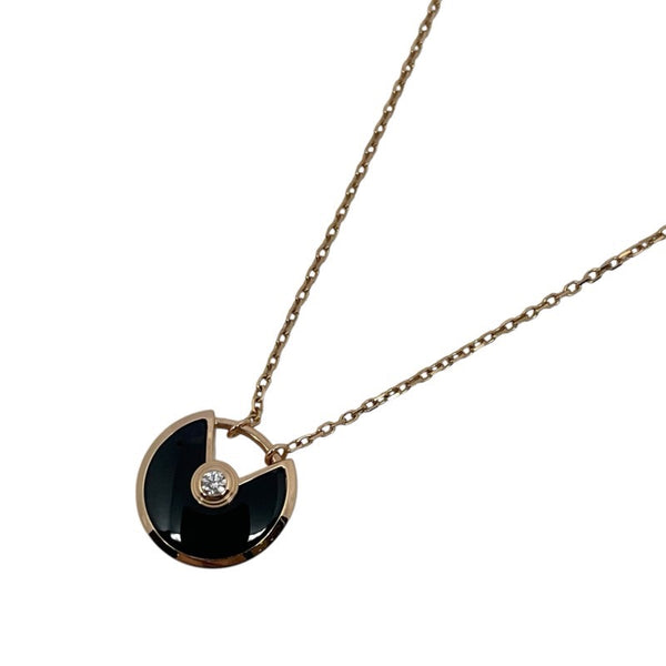 カルティエ Cartier アミュレット ドゥ カルティエ ネックレス XS 750PG/オニキス ジュエリー