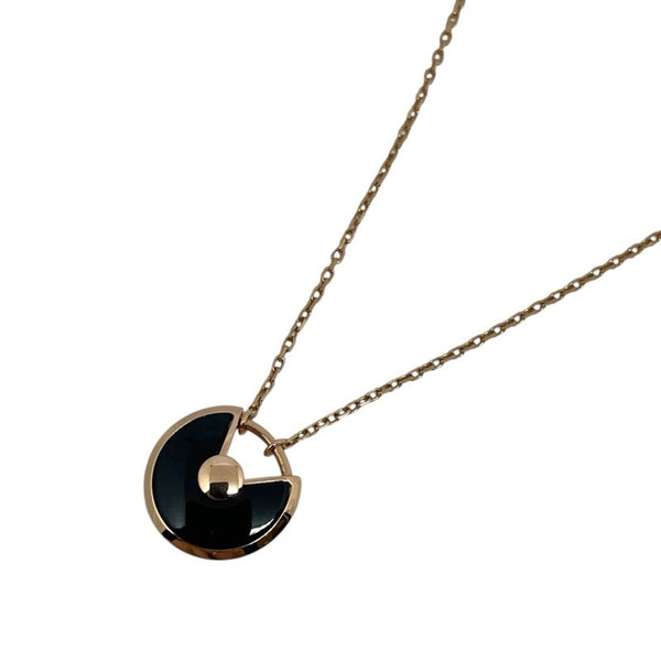 カルティエ Cartier アミュレット ドゥ カルティエ ネックレス XS 750PG/オニキス ジュエリー