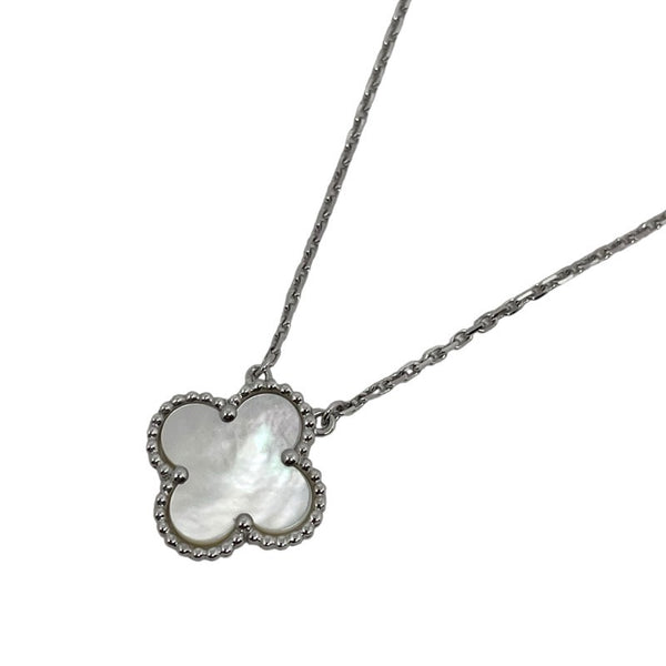 ヴァンクリーフ＆アーペル Van Cleef & Arpels ヴィンテージアルハンブラネックレス 750WG ジュエリー