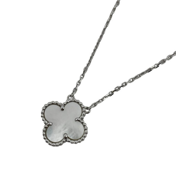 ヴァンクリーフ＆アーペル Van Cleef & Arpels ヴィンテージアルハンブラネックレス 750WG ジュエリー