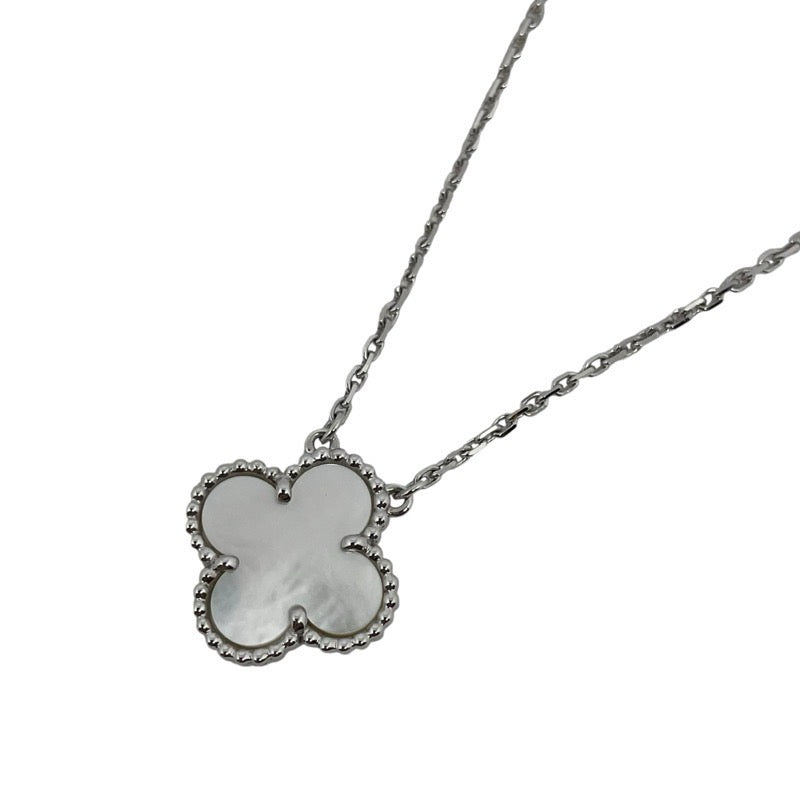 ヴァンクリーフ＆アーペル Van Cleef & Arpels ヴィンテージアルハンブラネックレス 750WG ジュエリー