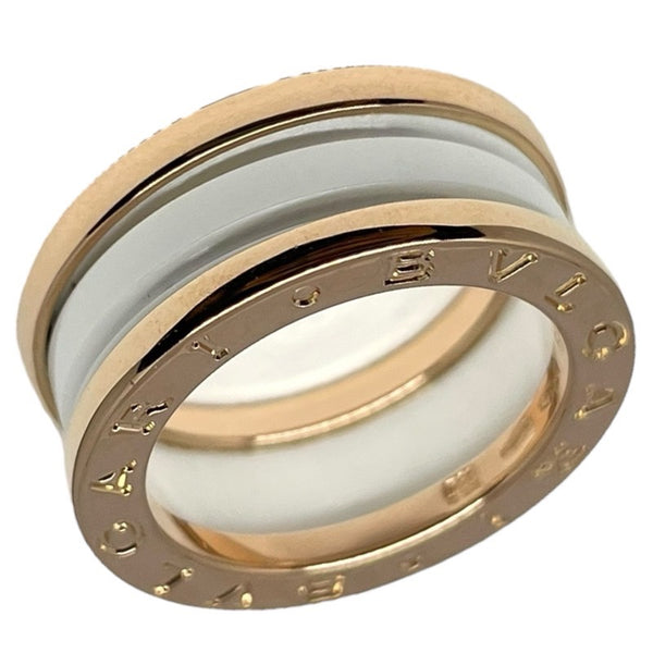 ブルガリ BVLGARI ビーゼロワンリング2バンド 750PG ジュエリー