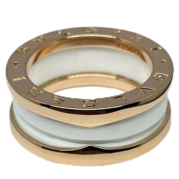 ブルガリ BVLGARI ビーゼロワンリング2バンド 750PG ジュエリー