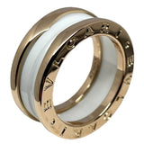 ブルガリ BVLGARI ビーゼロワンリング2バンド 750PG ジュエリー