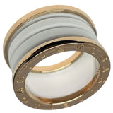 ブルガリ BVLGARI ビーゼロワンリング 4バンド (M) 750PG ジュエリー