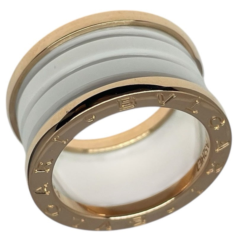 ブルガリ BVLGARI ビーゼロワンリング 4バンド (M) 750PG ジュエリー
