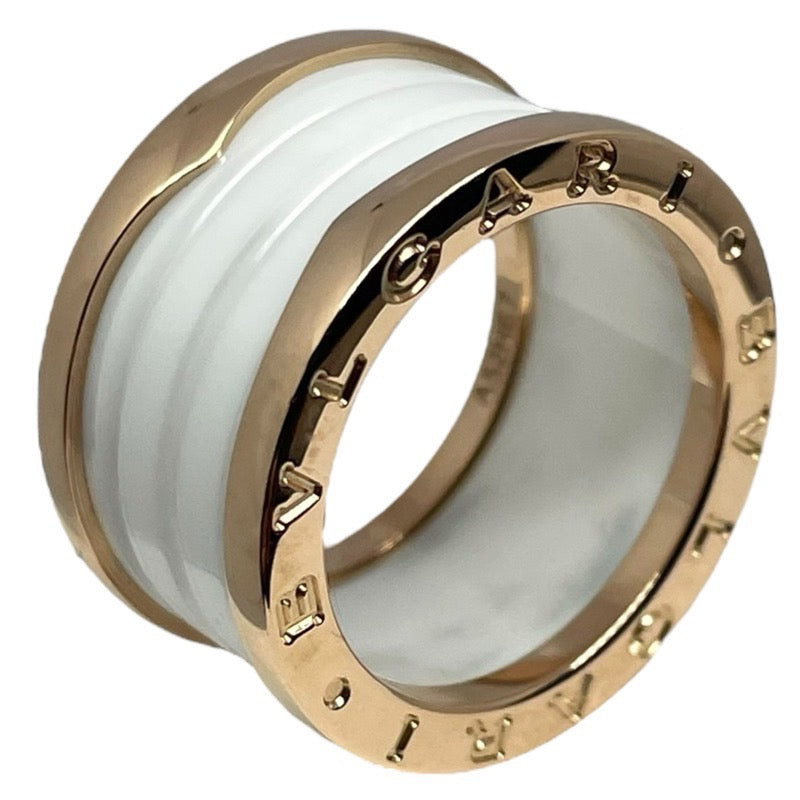 ブルガリ BVLGARI ビーゼロワンリング 4バンド (M) 750PG ジュエリー