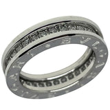 ブルガリ BVLGARI ビーゼロワンリング1バンド(XS) フルダイヤ ホワイトゴールド 750WG ジュエリー