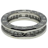 ブルガリ BVLGARI ビーゼロワンリング1バンド(XS) フルダイヤ ホワイトゴールド 750WG ジュエリー