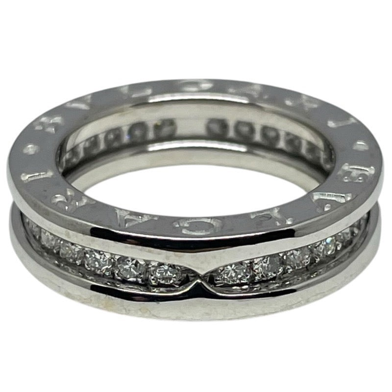 ブルガリ BVLGARI ビーゼロワンリング1バンド(XS) フルダイヤ ホワイトゴールド 750WG ジュエリー