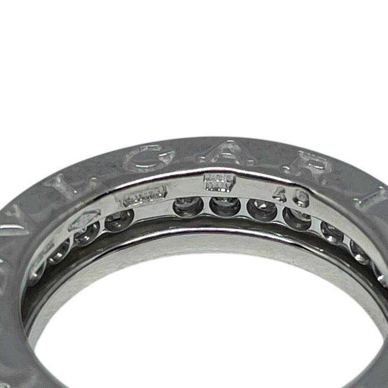 ブルガリ BVLGARI ビーゼロワンリング1バンド(XS) フルダイヤ ホワイトゴールド 750WG ジュエリー
