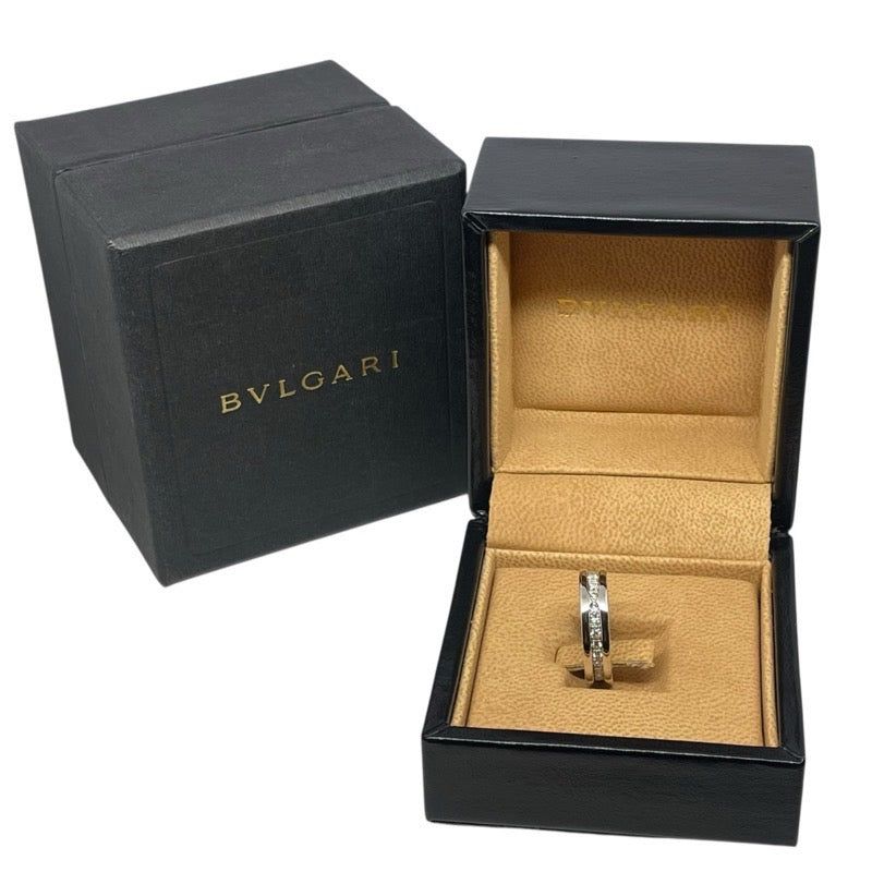 ブルガリ BVLGARI ビーゼロワンリング1バンド(XS) フルダイヤ ホワイトゴールド 750WG ジュエリー
