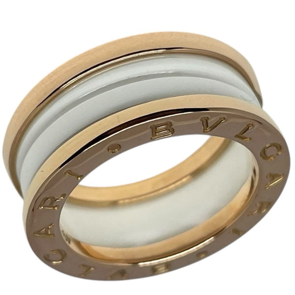 ブルガリ BVLGARI ビーゼロワンリング2バンド ピンクゴールド 750PG ジュエリー