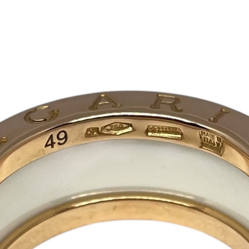 ブルガリ BVLGARI ビーゼロワンリング2バンド ピンクゴールド 750PG ジュエリー