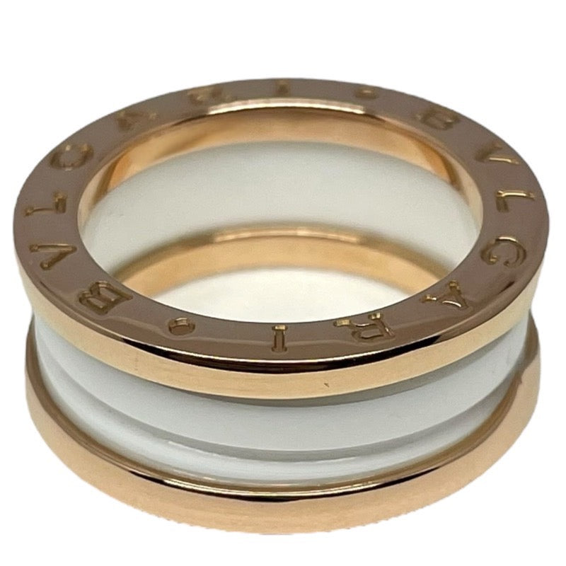 ブルガリ BVLGARI ビーゼロワンリング2バンド ピンクゴールド 750PG ジュエリー