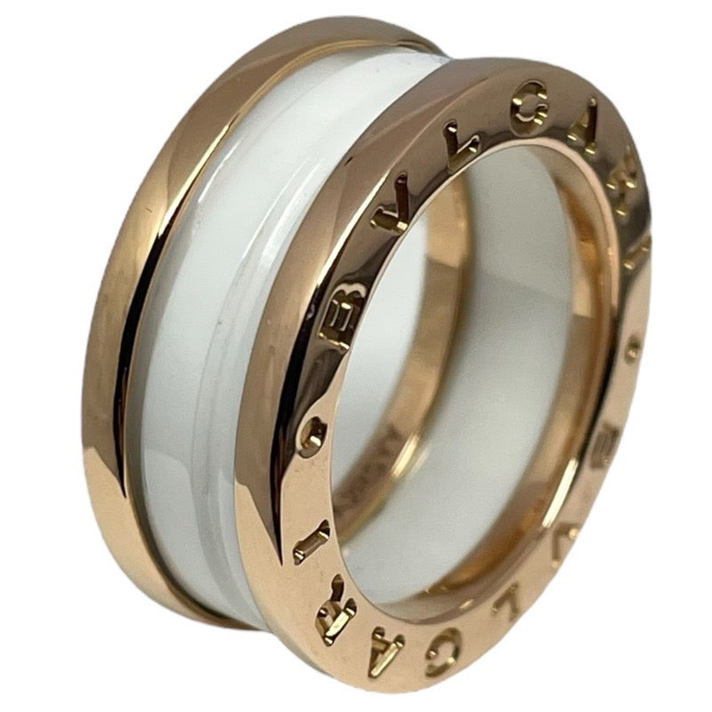 ブルガリ BVLGARI ビーゼロワンリング2バンド ピンクゴールド 750PG ジュエリー