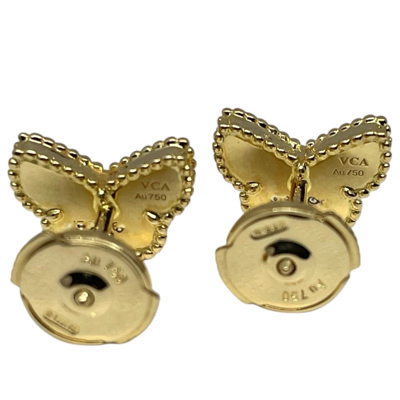 ヴァンクリーフ＆アーペル Van Cleef & Arpels スウィート アルハンブラパピヨンピアス イエローゴールド 750YG/MOP ジュエリー