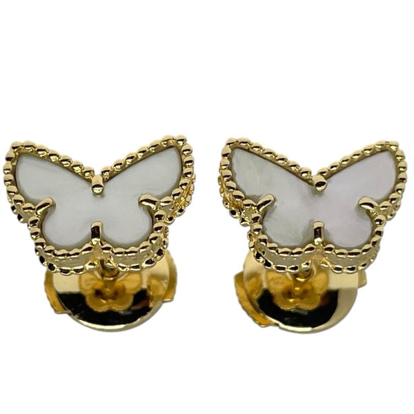 ヴァンクリーフ＆アーペル Van Cleef & Arpels スウィート アルハンブラパピヨンピアス イエローゴールド 750YG/MOP ジュエリー