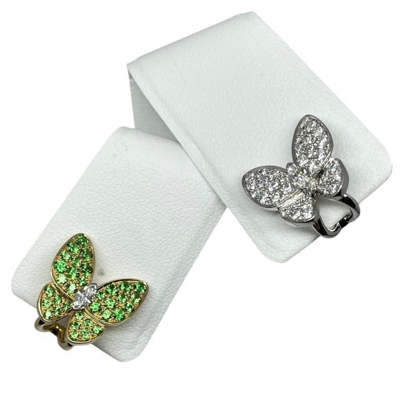ヴァンクリーフ＆アーペル Van Cleef & Arpels ドゥパピヨンイヤリング イエローゴールド×ホワイトゴールド 750YG/WG ジュエリー