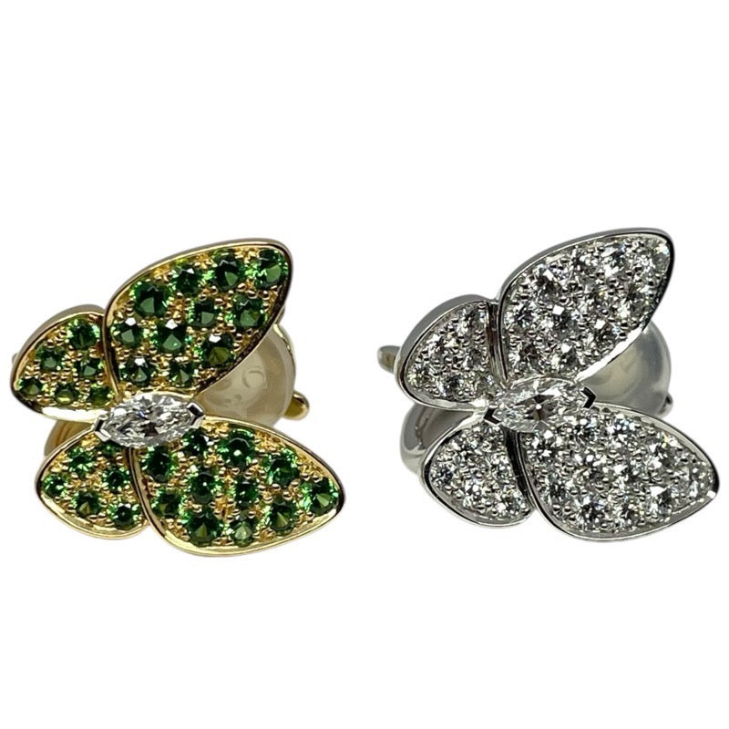 ヴァンクリーフ＆アーペル Van Cleef & Arpels ドゥパピヨンイヤリング イエローゴールド×ホワイトゴールド 750YG/WG ジュエリー