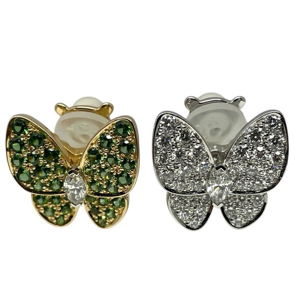 ヴァンクリーフ＆アーペル Van Cleef & Arpels ドゥパピヨンイヤリング イエローゴールド×ホワイトゴールド 750YG/WG ジュエリー