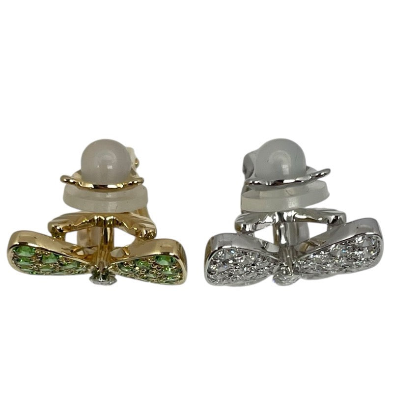 ヴァンクリーフ＆アーペル Van Cleef & Arpels ドゥパピヨンイヤリング イエローゴールド×ホワイトゴールド 750YG/WG ジュエリー