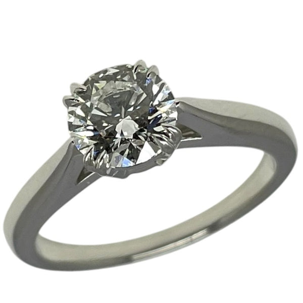 ハリーウィンストン HARRY WINSTON ラウンドソリティアダイヤリング プラチナ Pt950 ジュエリー