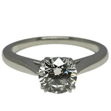 ハリーウィンストン HARRY WINSTON ラウンドソリティアダイヤリング プラチナ Pt950 ジュエリー