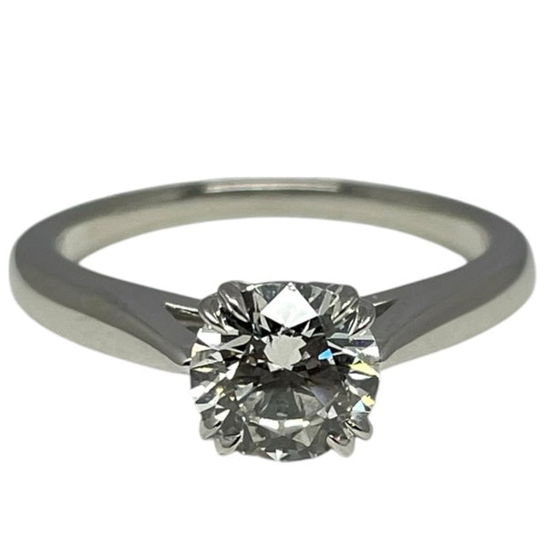 ハリーウィンストン HARRY WINSTON ラウンドソリティアダイヤリング プラチナ Pt950 ジュエリー